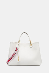 Kabelka Emporio Armani bílá barva, EW000360 AF12103