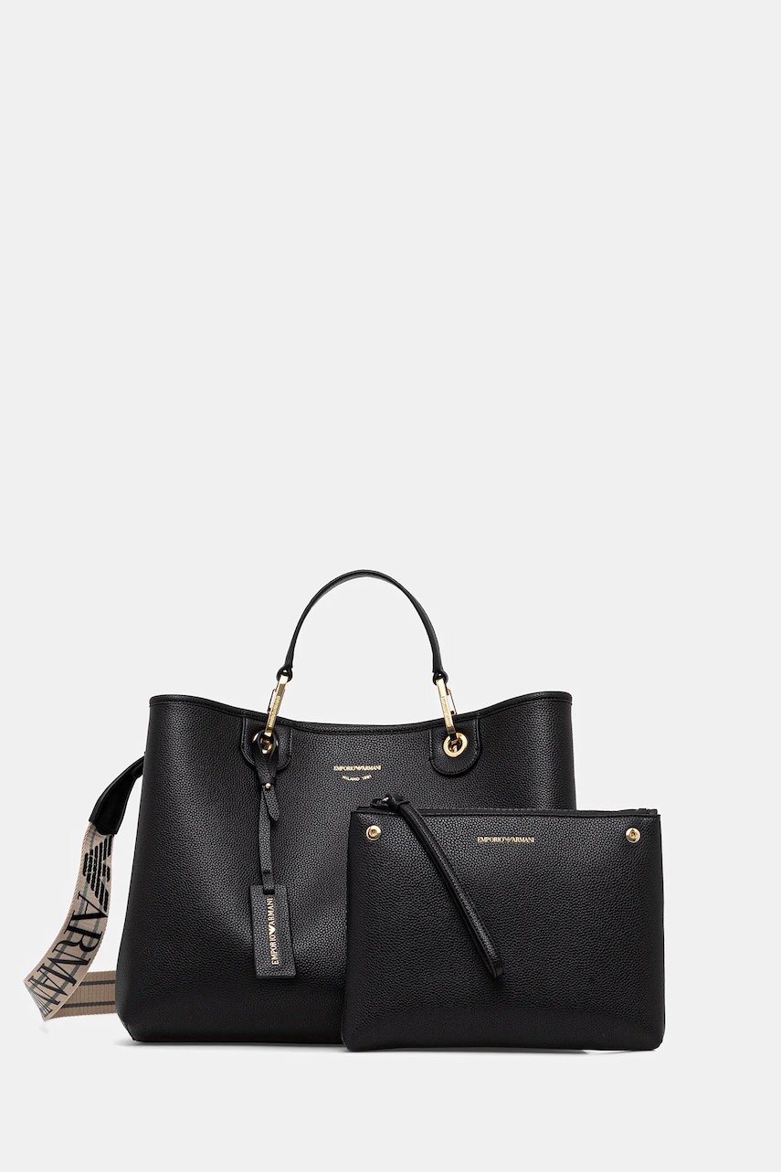 Kabelka Emporio Armani černá barva, EW000360 AF12103