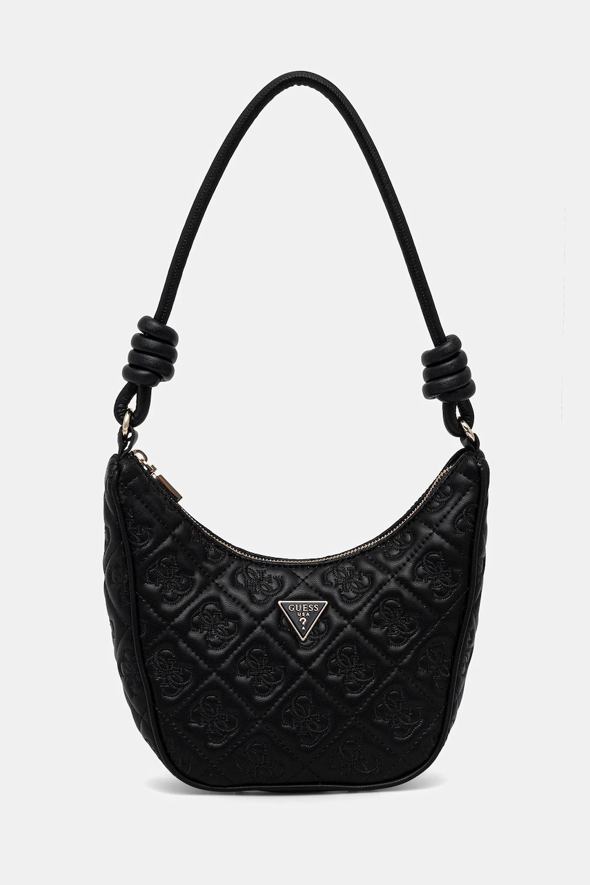 Kabelka Guess ADELASIA černá barva, HWQL96 58180