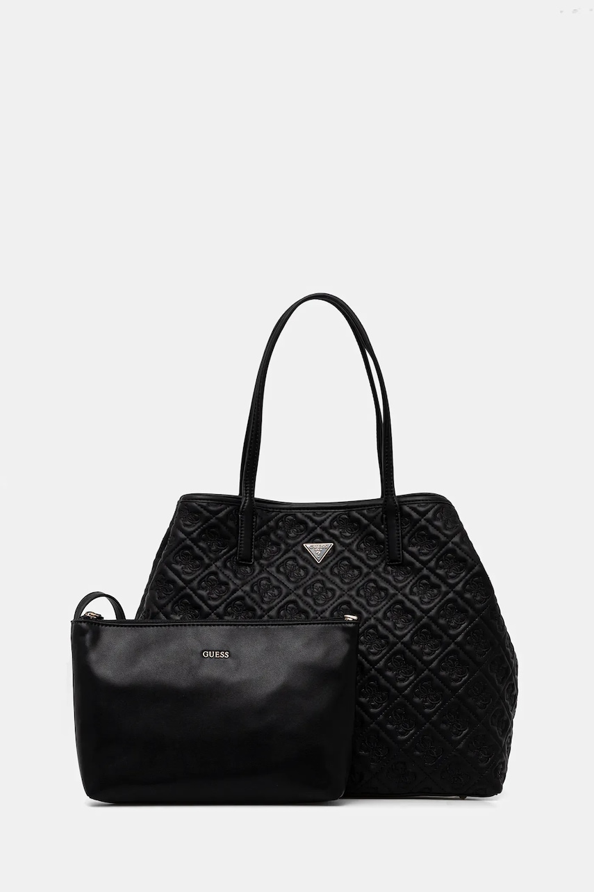 Kabelka Guess ADELASIA černá barva, HWQL96 58240