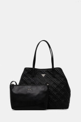 Kabelka Guess ADELASIA černá barva, HWQL96 58240