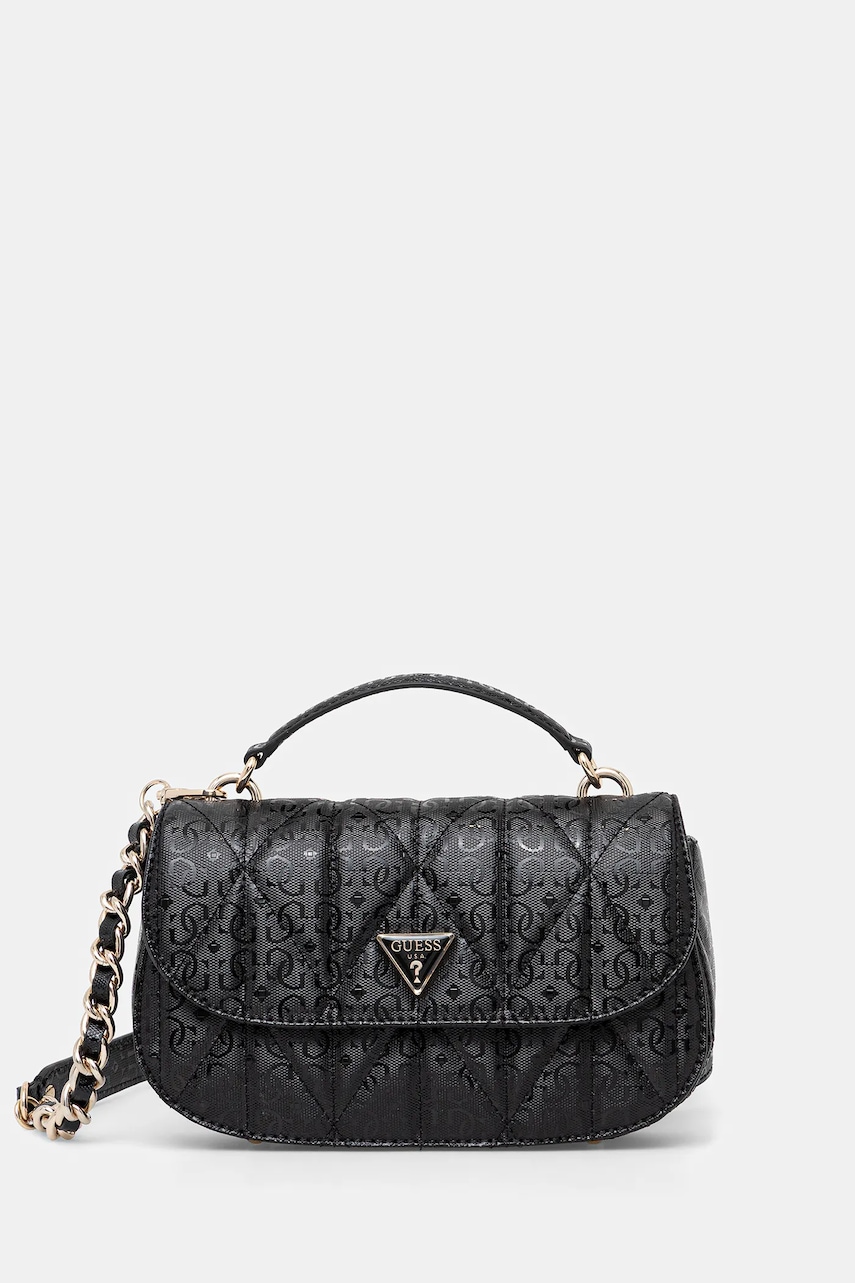 Kabelka Guess ALDINA černá barva, HWGG96 63200