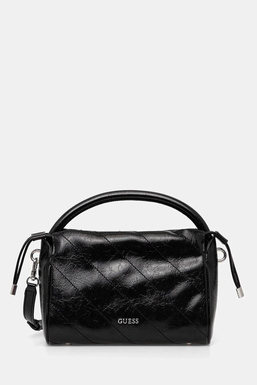 Kabelka Guess AMYS černá barva, HWMY96 59160