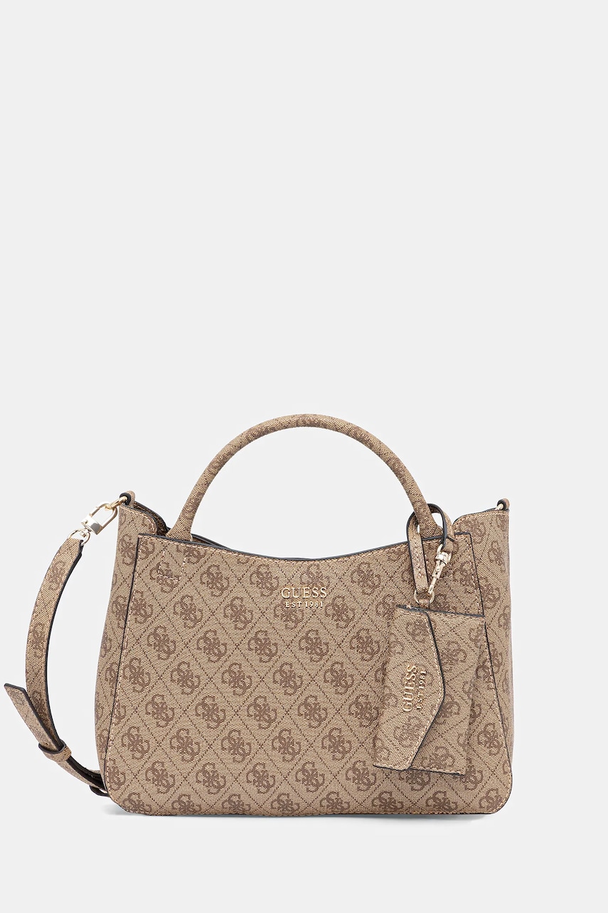 Kabelka Guess BRENTON béžová barva, HWLG96 48050