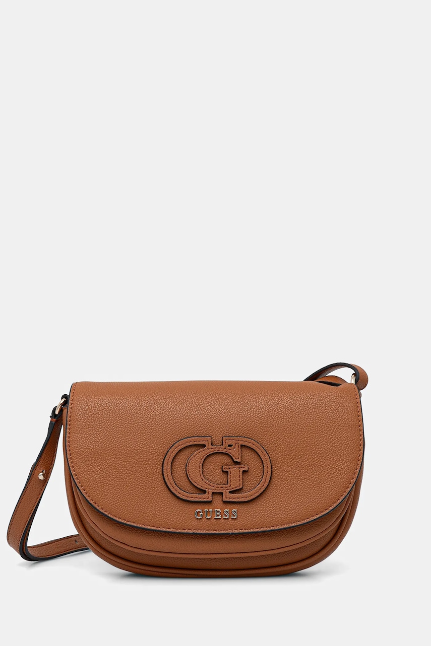 Kabelka Guess CALEBRA hnědá barva, HWBG95 36210
