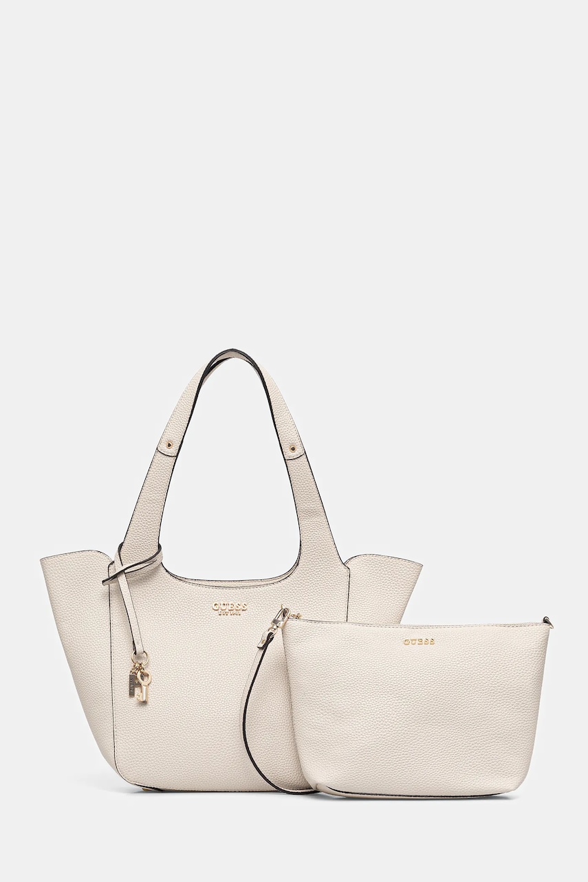 Kabelka Guess CALISTA béžová barva, HWBG73 34220