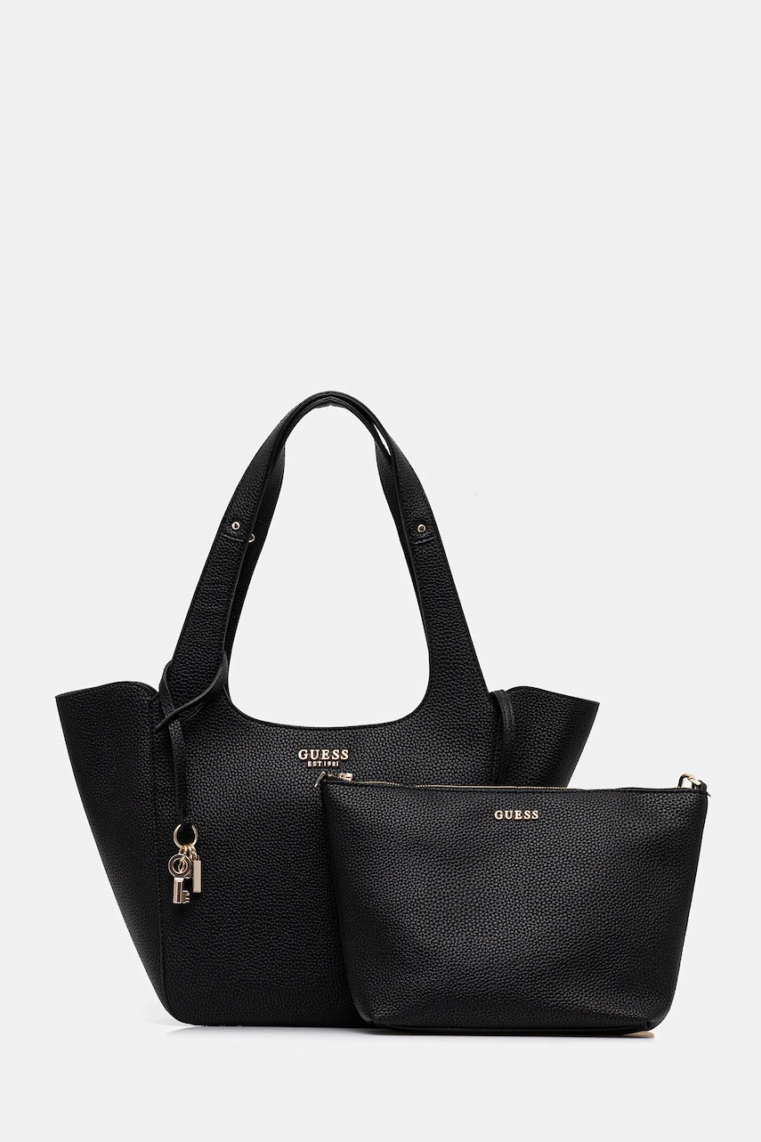 Kabelka Guess CALISTA černá barva, HWBG73 34220