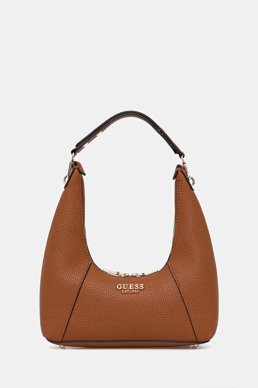 Kabelka Guess CALISTA hnědá barva, HWBG73 34170