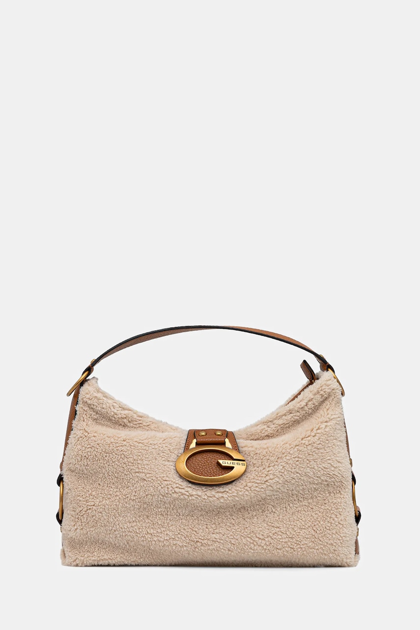 Kabelka Guess CAMDEN béžová barva, HWWB93 08180