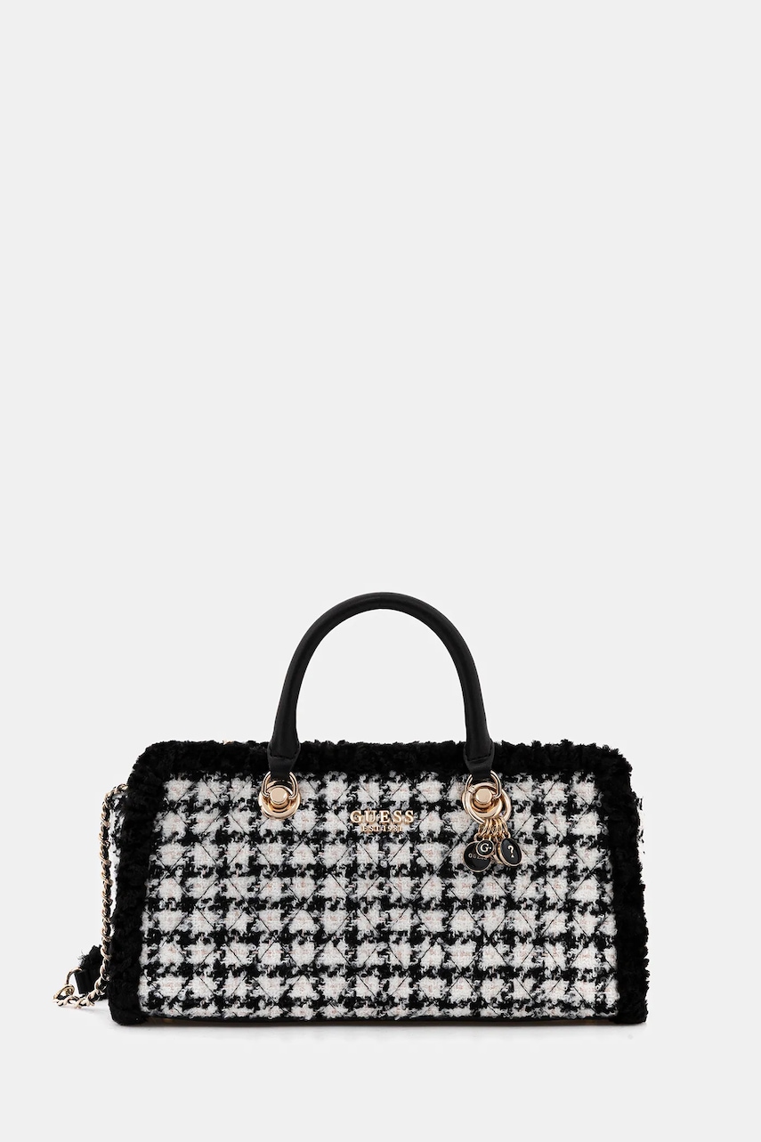 Kabelka Guess CRISTI černá barva, HWQT81 39090