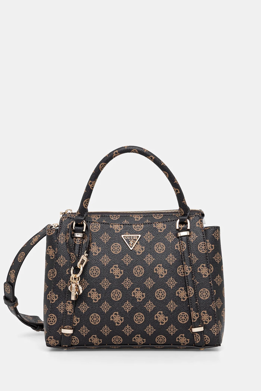 Kabelka Guess DARYNA hnědá barva, HWPG72 08060