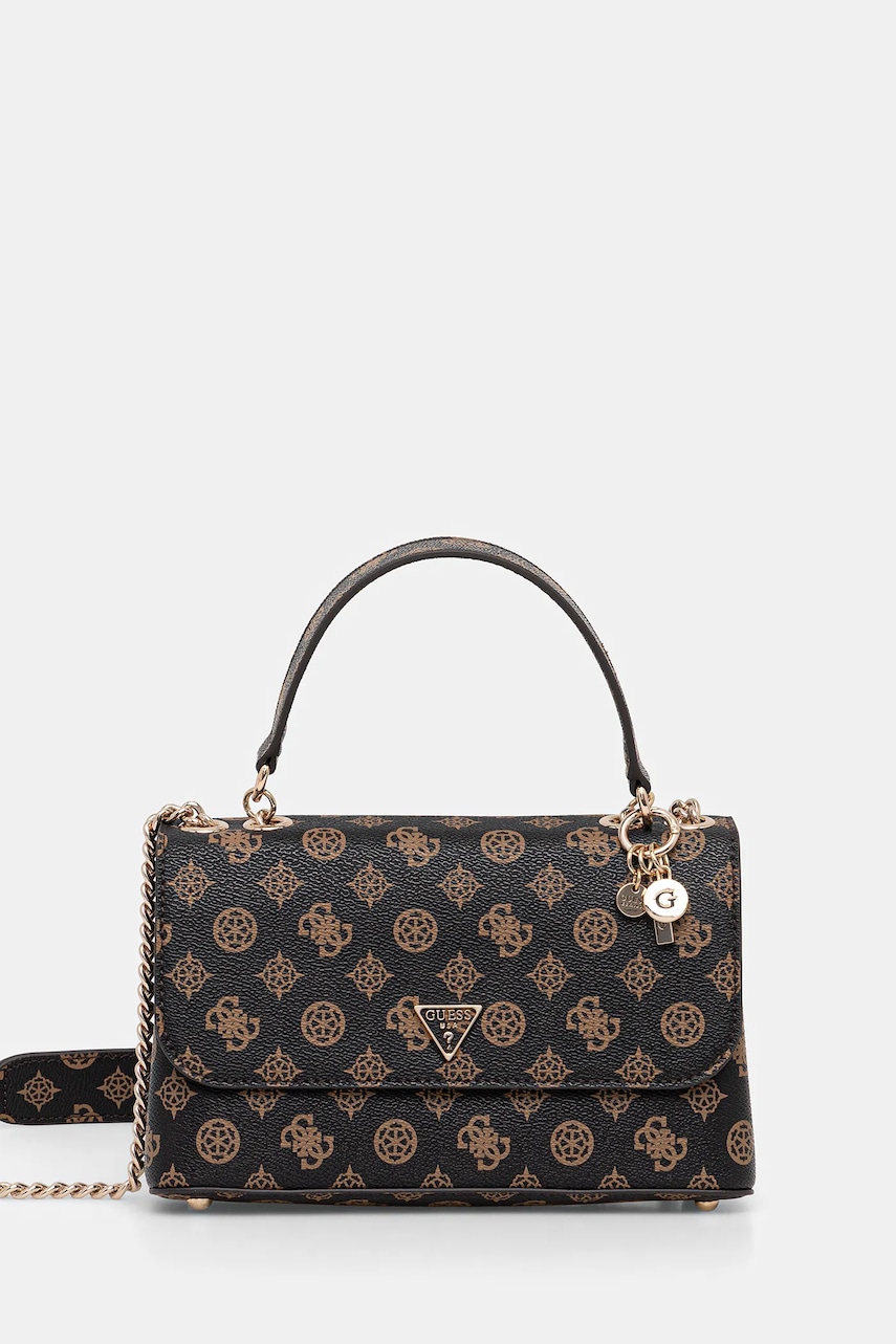 Kabelka Guess DARYNA hnědá barva, HWPG72 08200