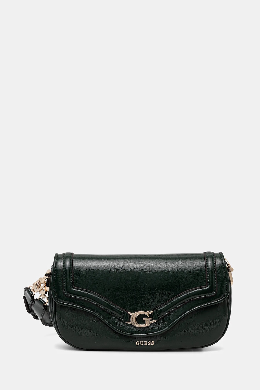 Kabelka Guess DEA zelená barva, HWTG79 93200