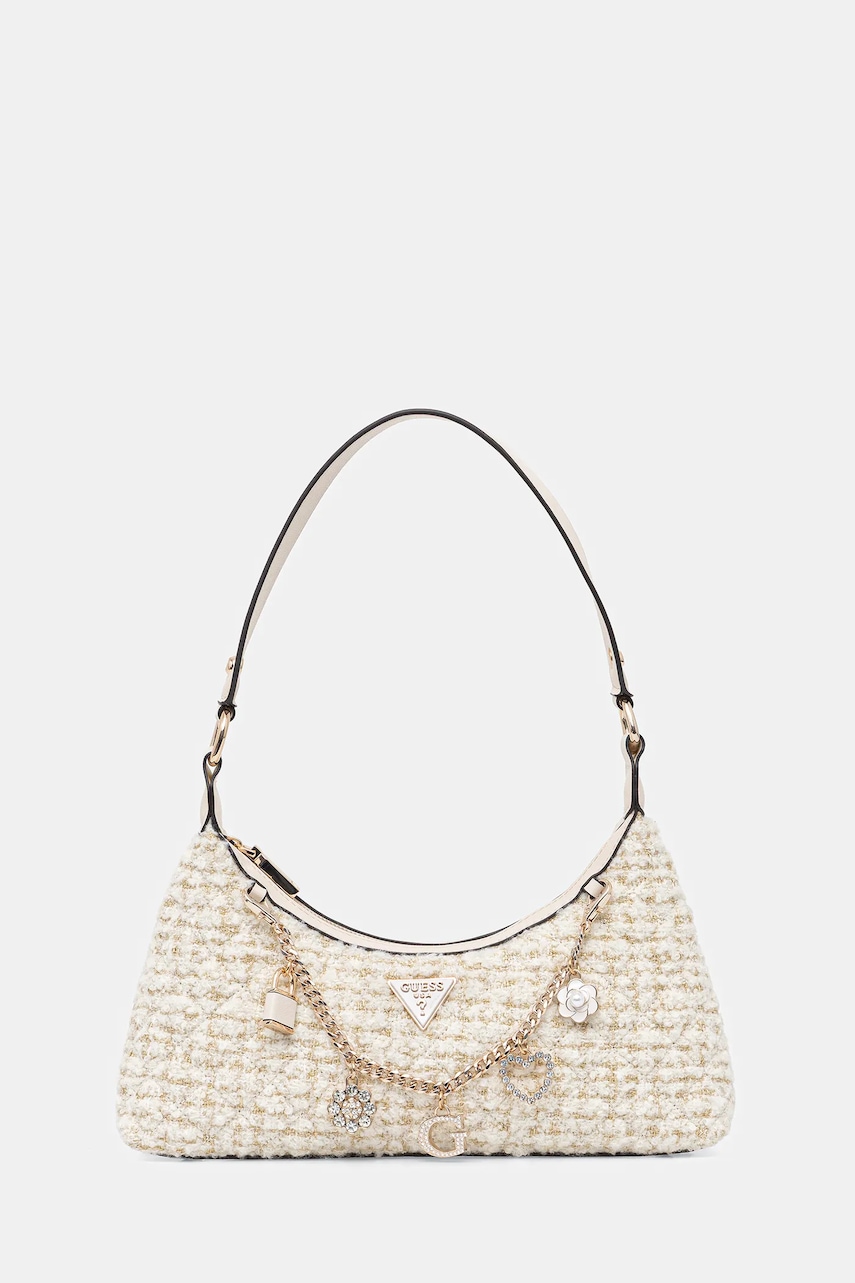 Kabelka Guess EVERLEE béžová barva, HWAT86 79180