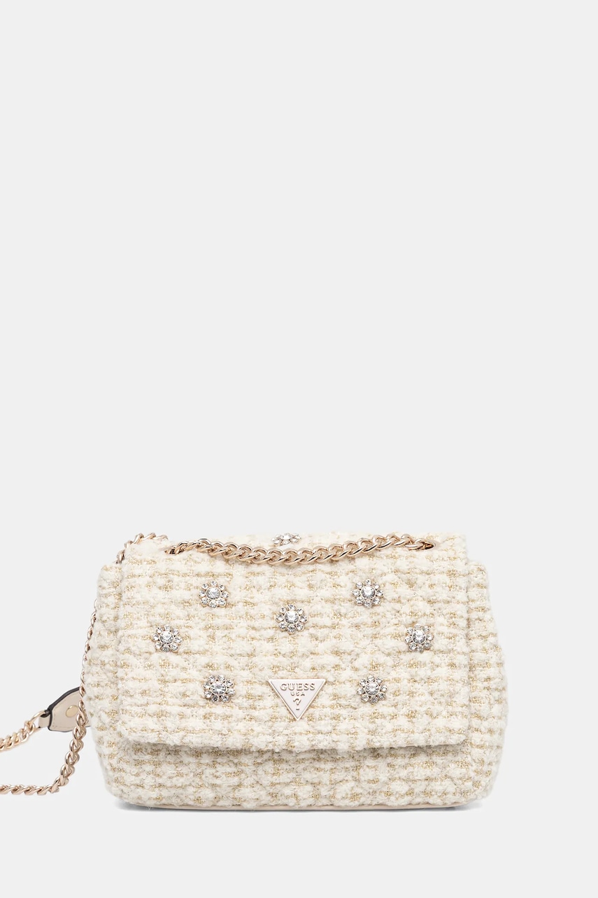 Kabelka Guess EVERLEE béžová barva, HWAT86 79210