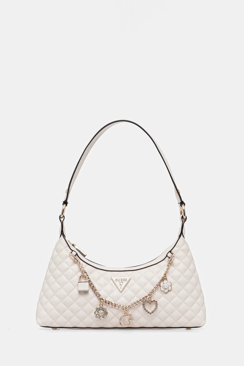 Kabelka Guess EVERLEE bílá barva, HWEG86 79180