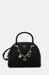 Kabelka Guess EVERLEE černá barva, HWEG86 79050