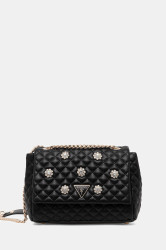 Kabelka Guess EVERLEE černá barva, HWEG86 79210