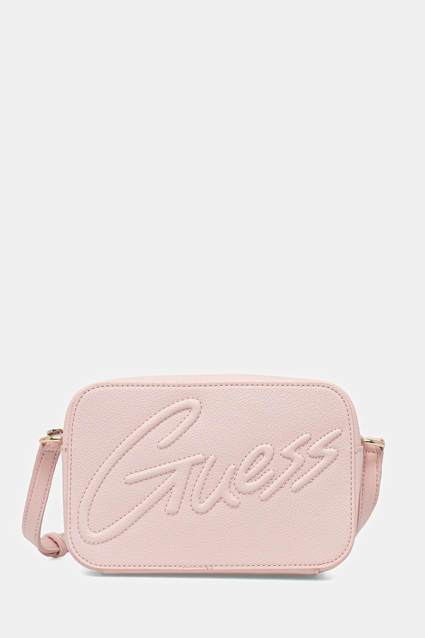 Kabelka Guess Girl růžová barva, J5GZ07 WG730
