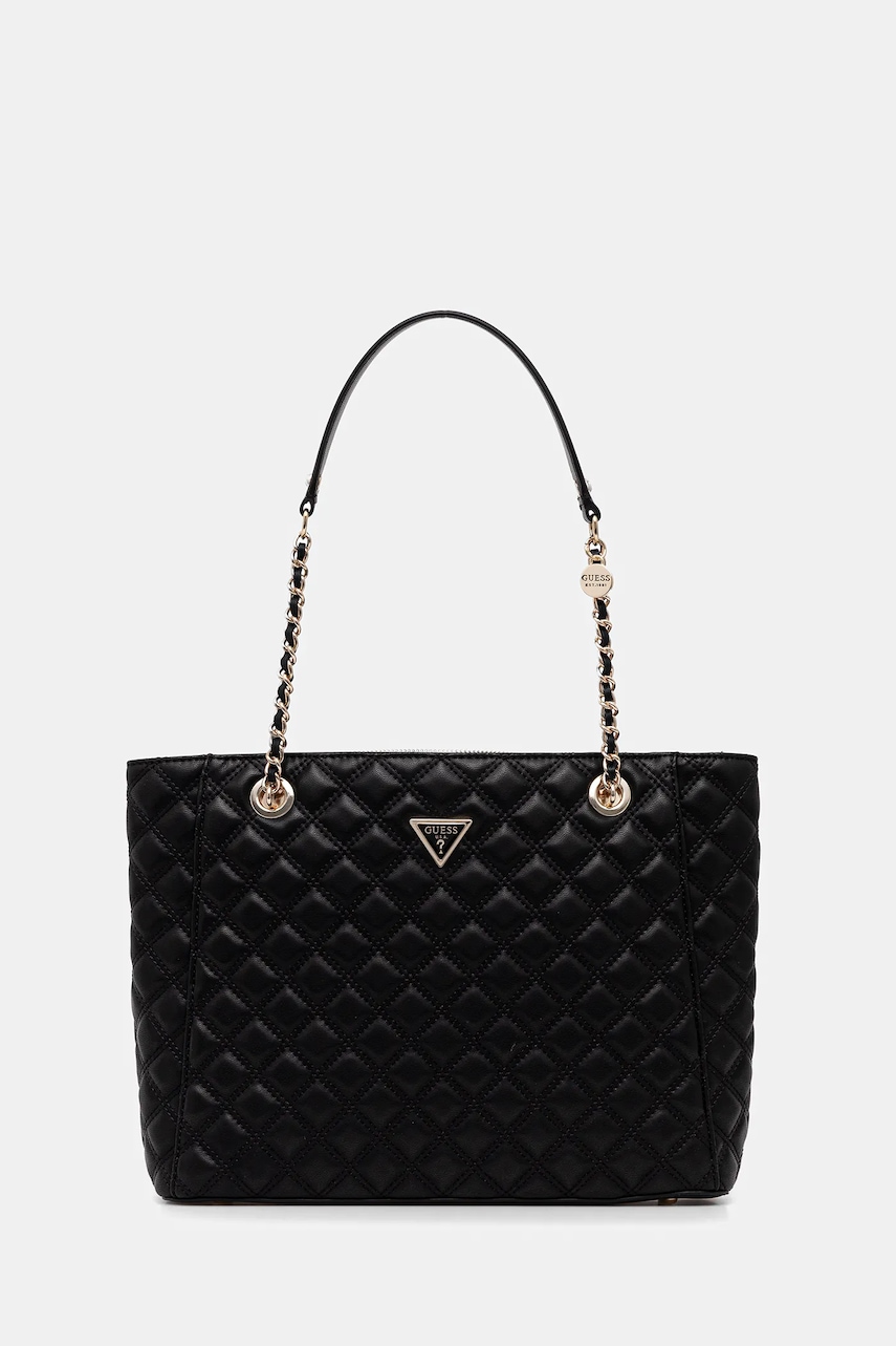 Kabelka Guess GIULLY černá barva, HWQG96 73240