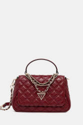 Kabelka Guess GIULLY červená barva, HWTT96 73190