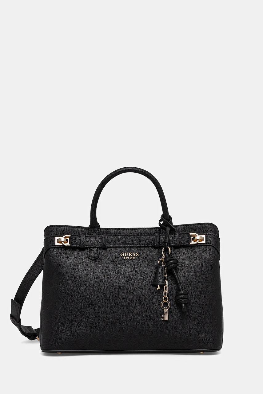 Kabelka Guess GREGORIA černá barva, HWBG85 46070