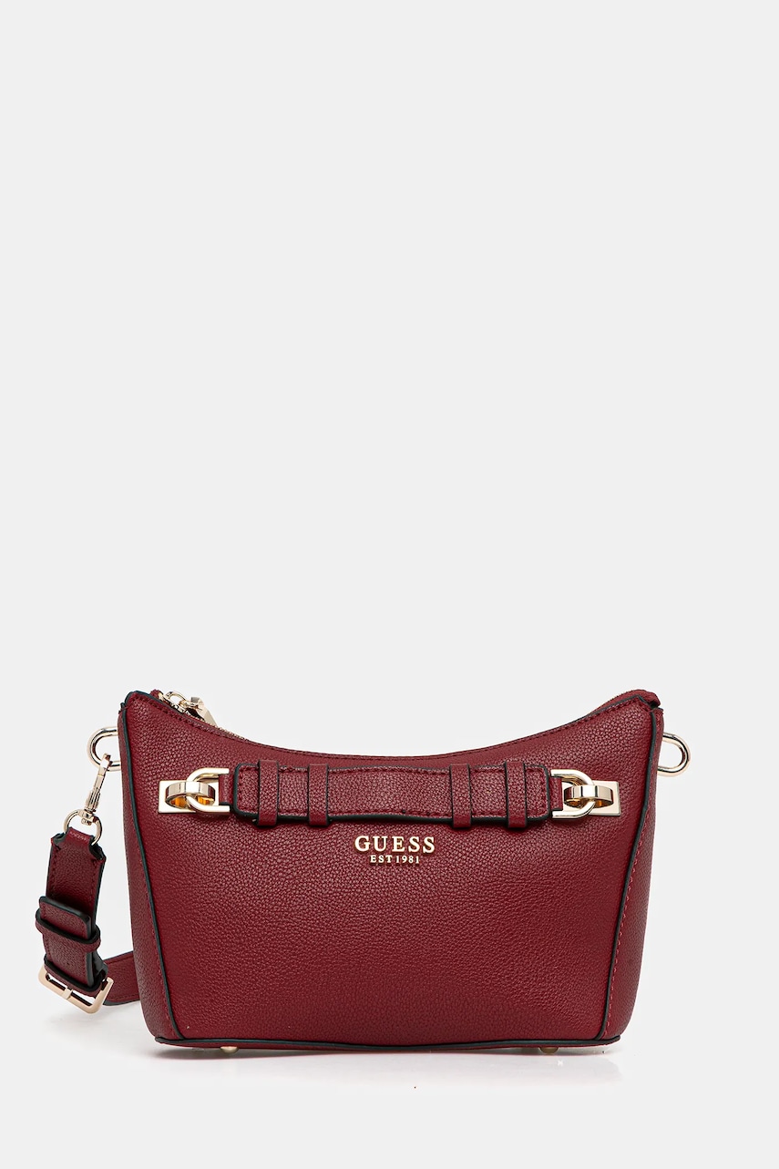 Kabelka Guess GREGORIA červená barva, HWBG85 46170