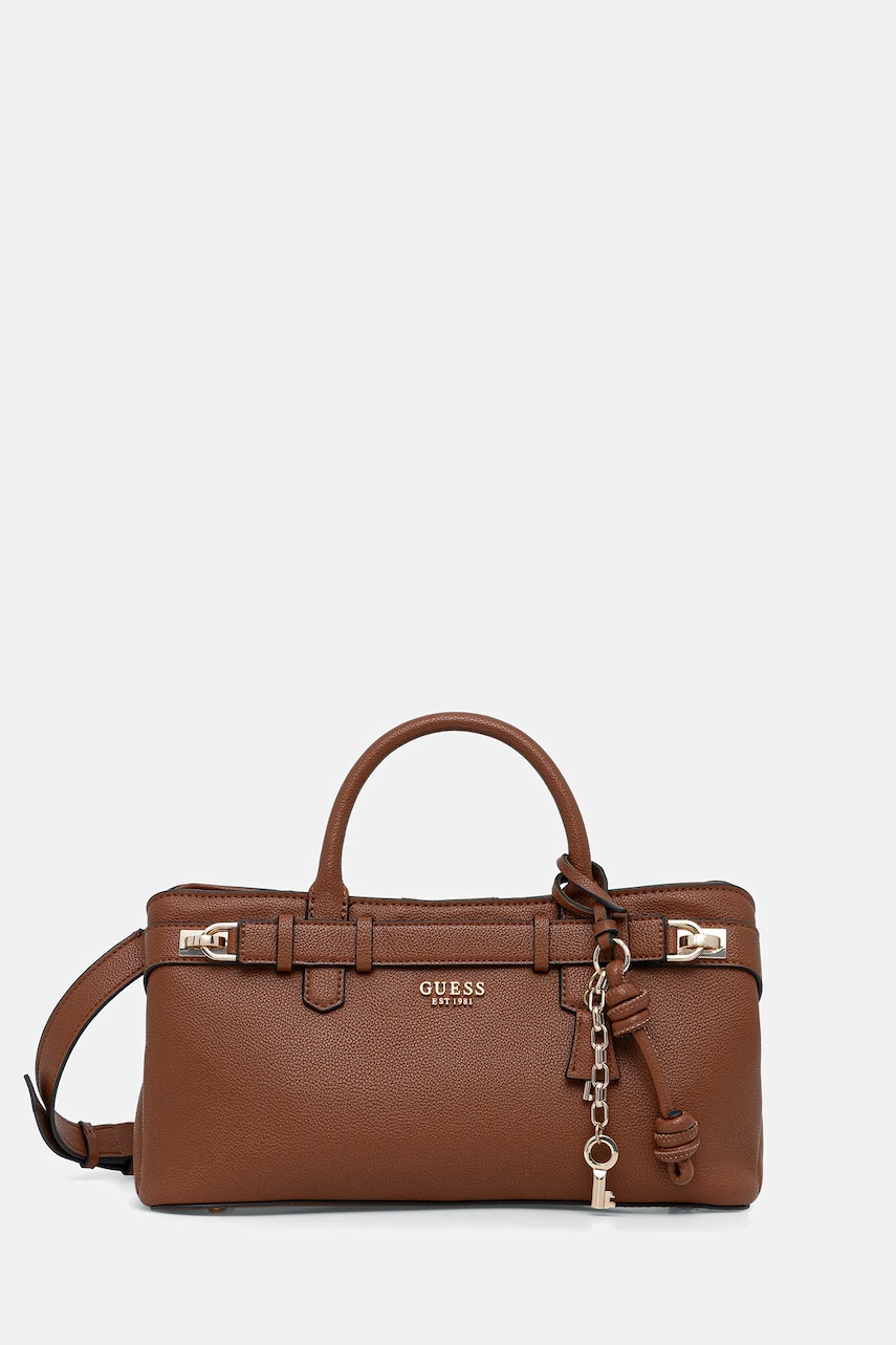 Kabelka Guess GREGORIA hnědá barva, HWBG85 46060