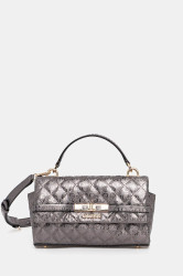 Kabelka Guess IDRA stříbrná barva, HWGM81 57200