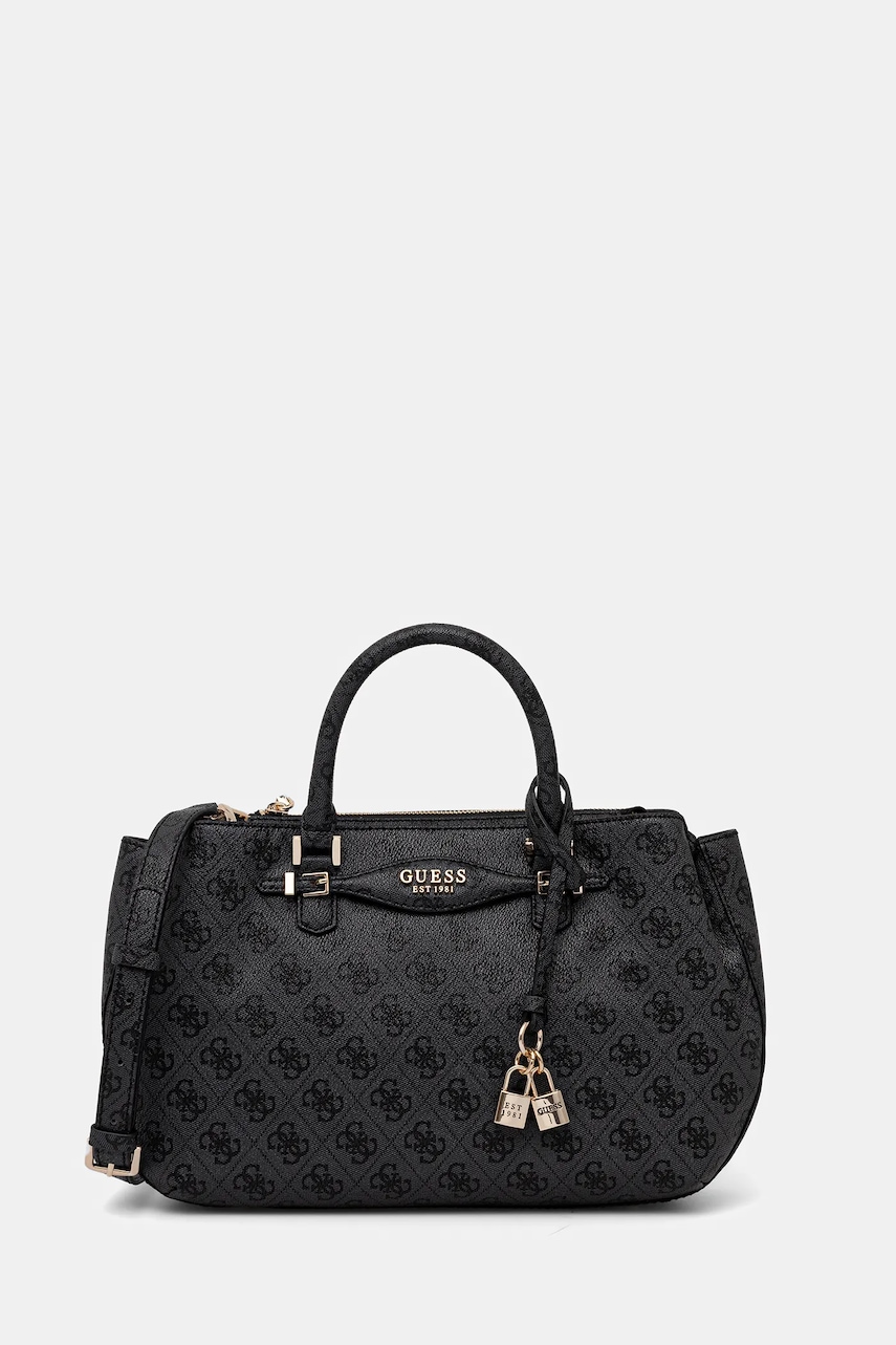 Kabelka Guess KATYA šedá barva, HWSG96 52060