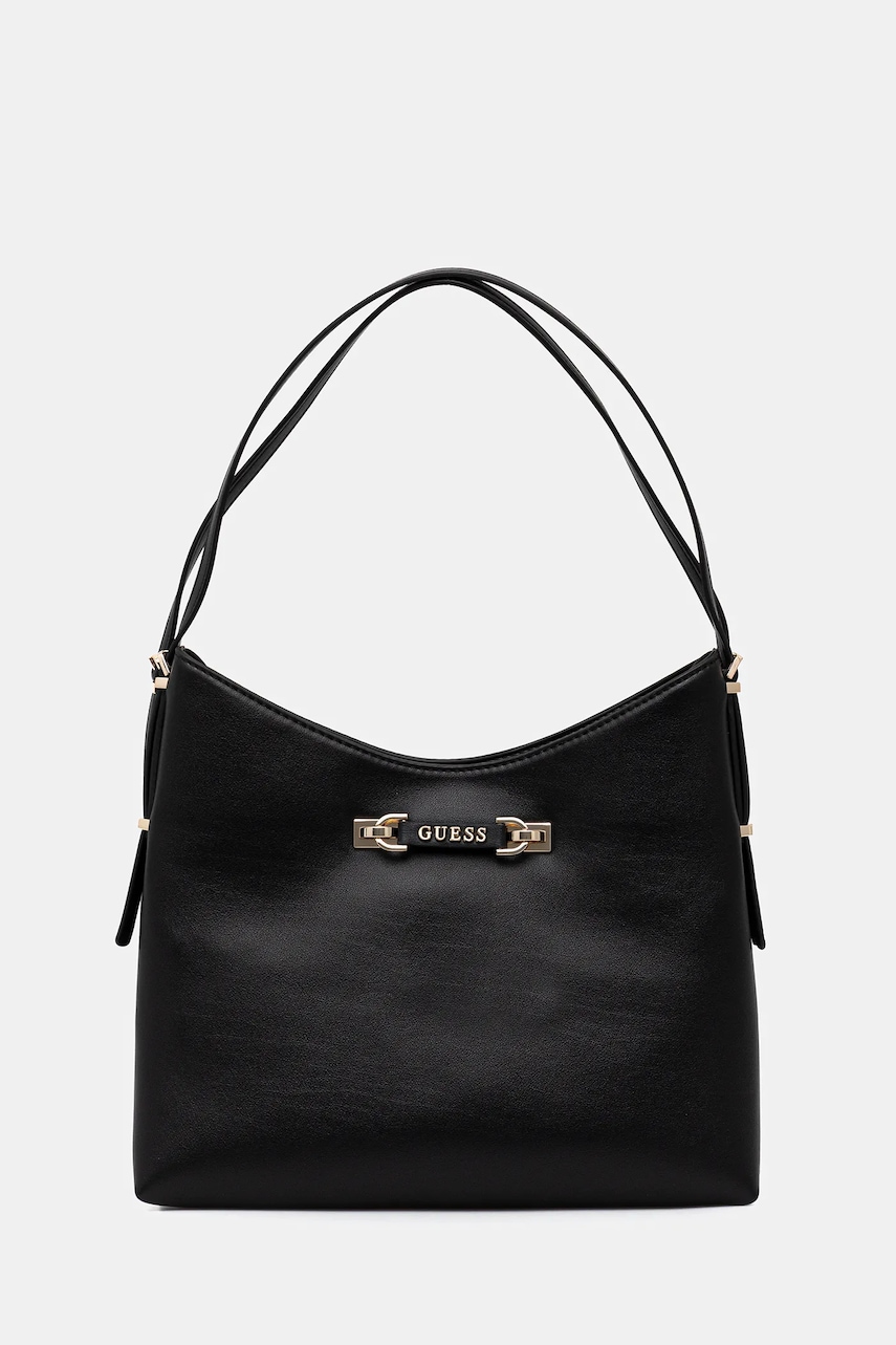 Kabelka Guess LEFIA černá barva, HWBG96 44020