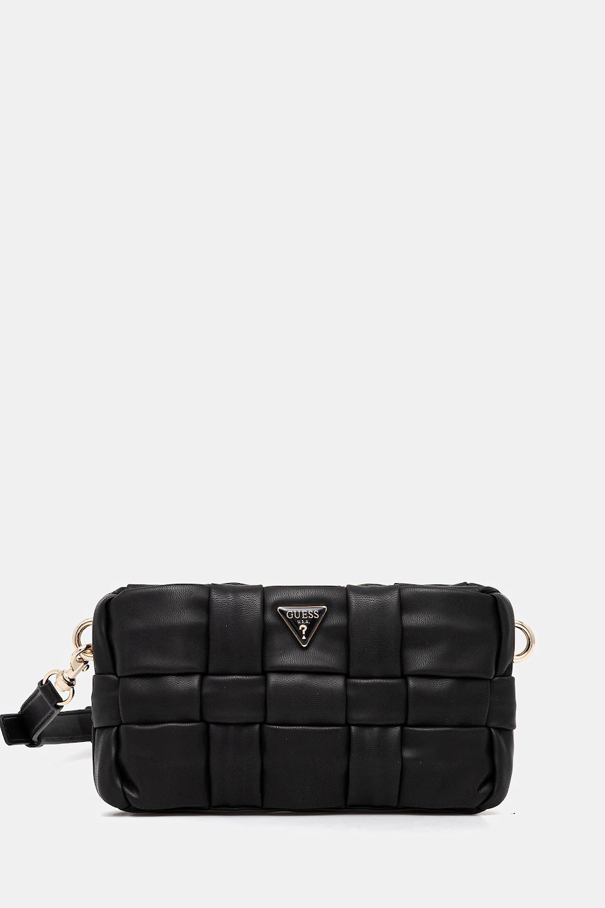 Kabelka Guess MARION černá barva, HWWG80 72720