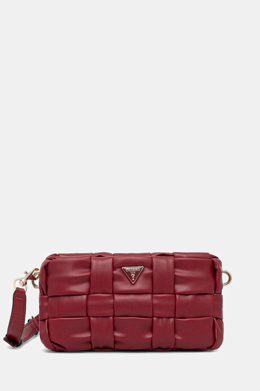Kabelka Guess MARION červená barva, HWWG80 72720