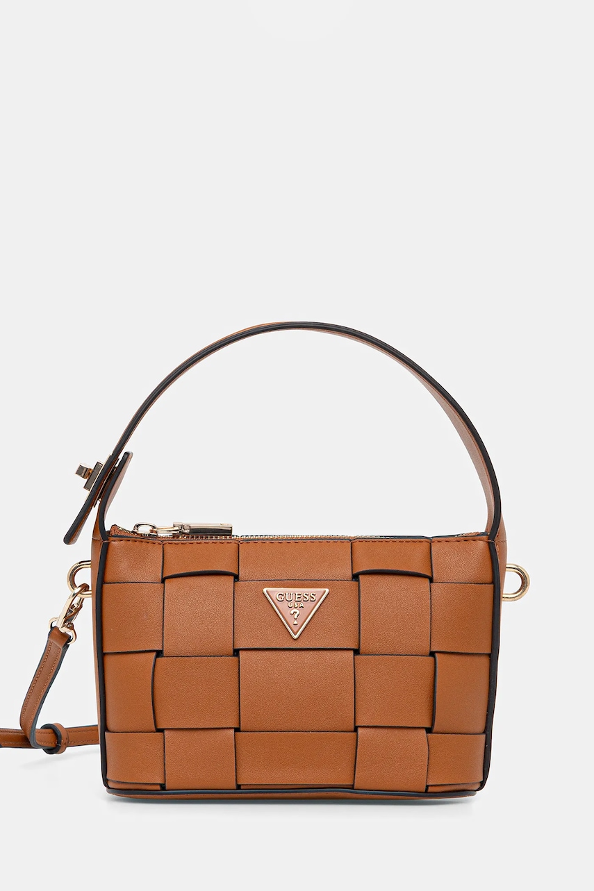 Kabelka Guess MAYLEE hnědá barva, HWWG96 61720