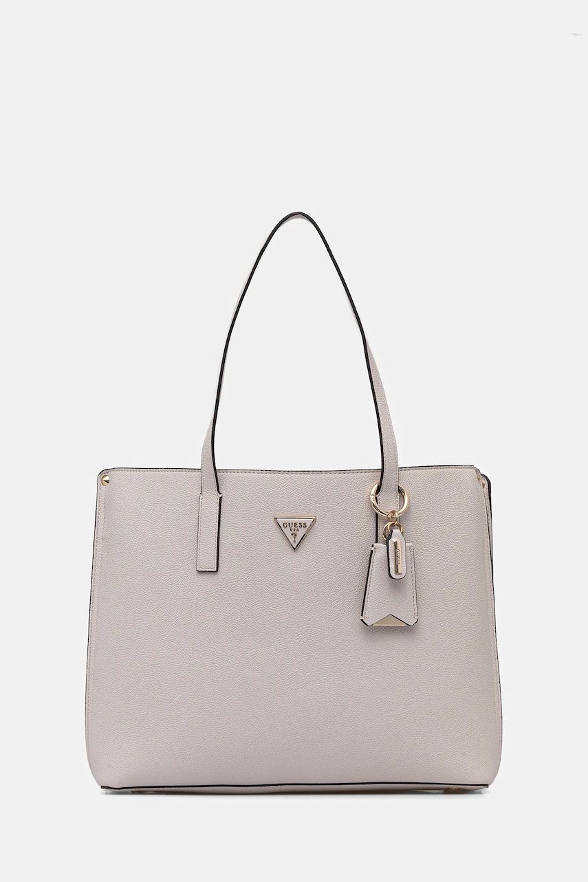 Kabelka Guess MERIDIAN béžová barva, HWBG69 74230
