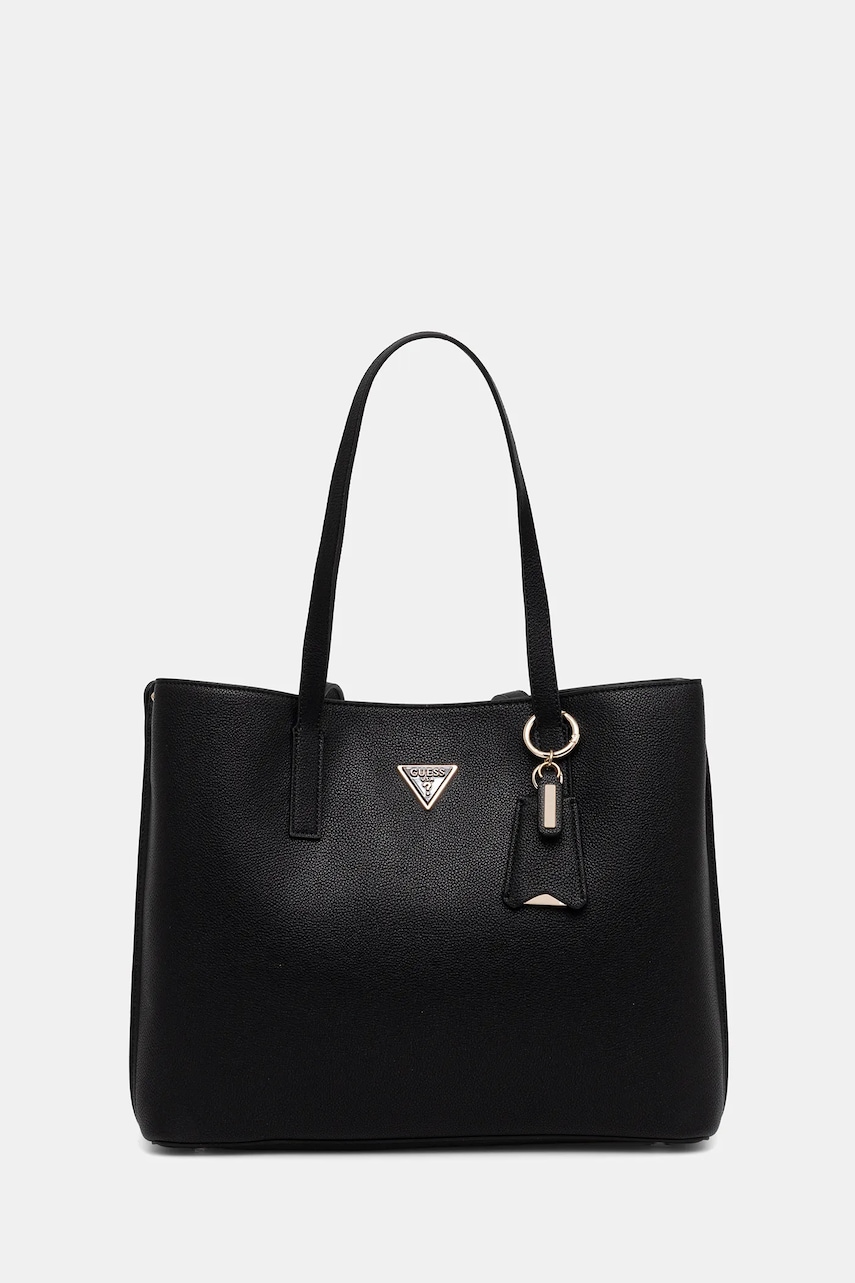 Kabelka Guess MERIDIAN černá barva, HWBG69 74230