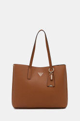 Kabelka Guess MERIDIAN hnědá barva, HWBG69 74230