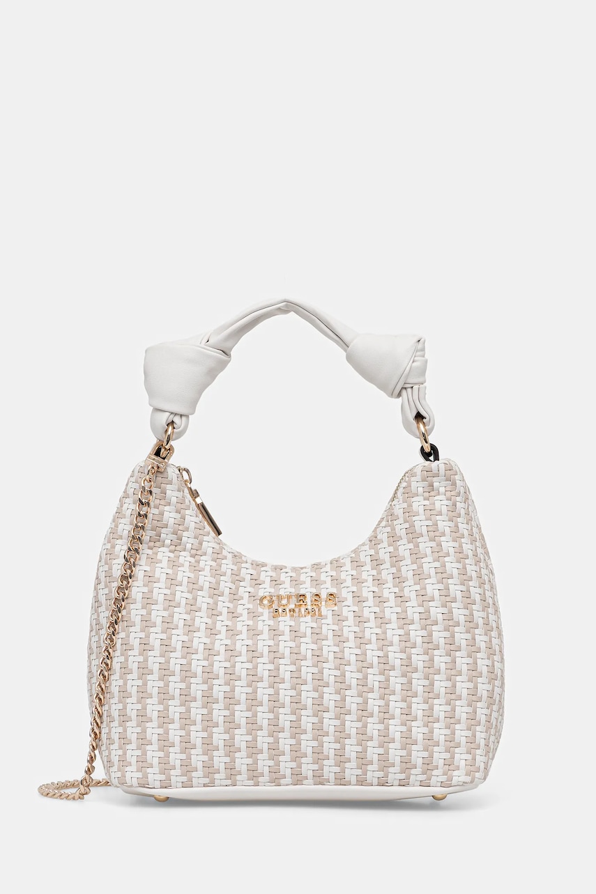 Kabelka Guess MIREMA bílá barva, HWWG96 31010
