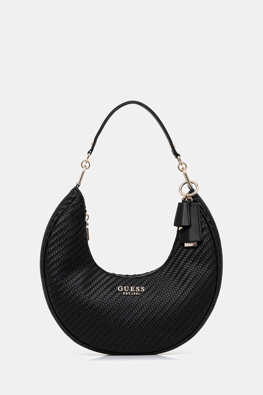 Kabelka Guess MIREMA černá barva, HWWG96 31020