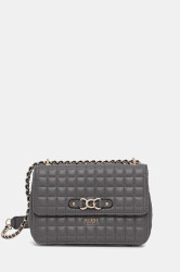 Kabelka Guess NADIRA šedá barva, HWQG84 24210