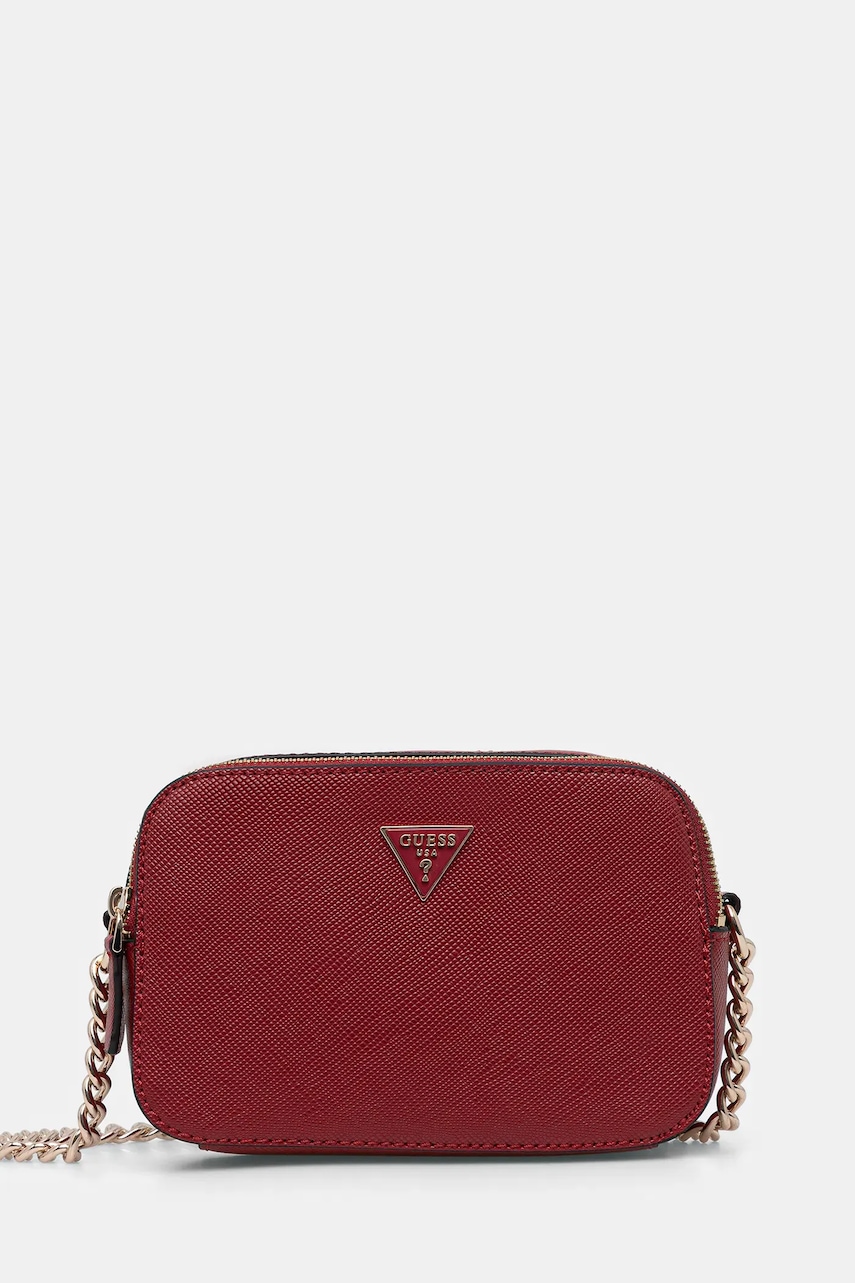 Kabelka Guess NOELLE červená barva, HWZG96 72140