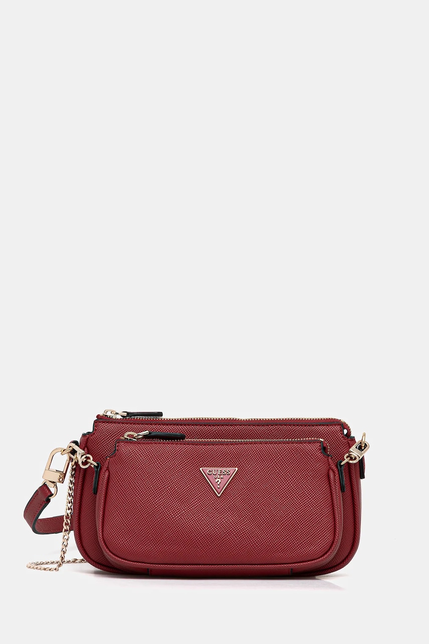 Kabelka Guess NOELLE červená barva, HWZG96 72710