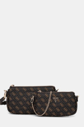 Kabelka Guess NOELLE hnědá barva, HWQG96 72710