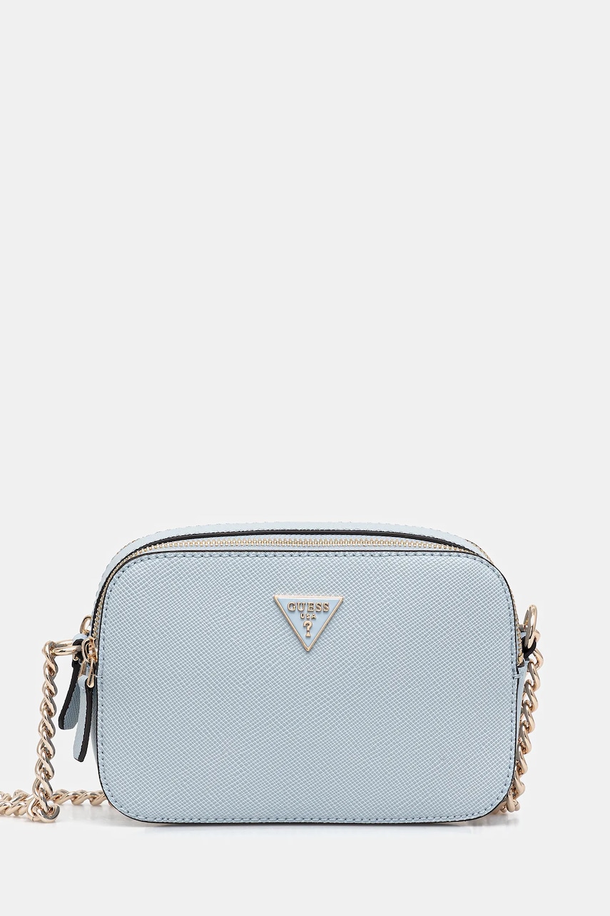 Kabelka Guess NOELLE modrá barva, HWZG96 72140