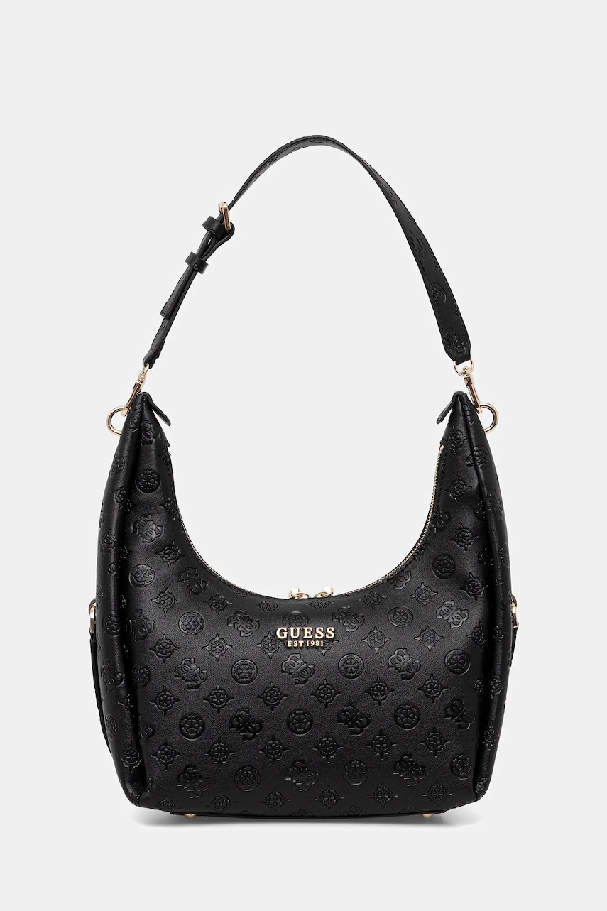 Kabelka Guess PHOEBE černá barva, HWPD96 65020