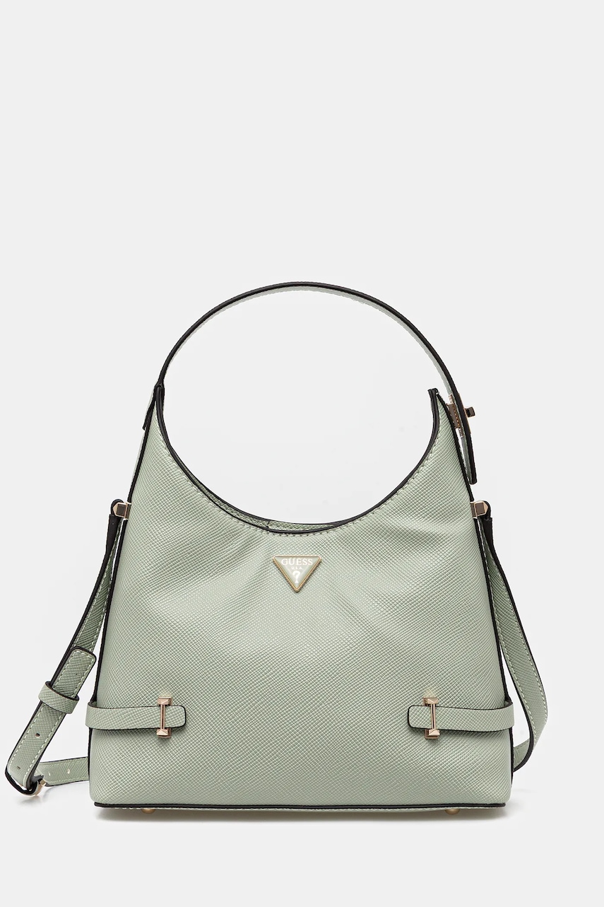 Kabelka Guess ROSALBA zelená barva, HWZG96 57010