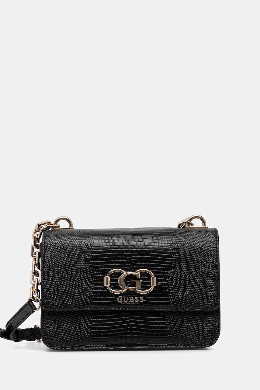 Kabelka Guess SALINGE černá barva, HWKG96 24200