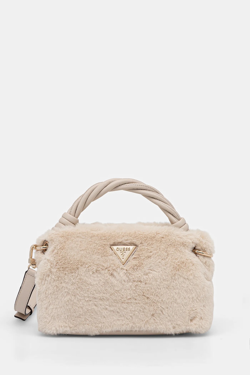 Kabelka Guess SHAIDA béžová barva, HWWG81 43110