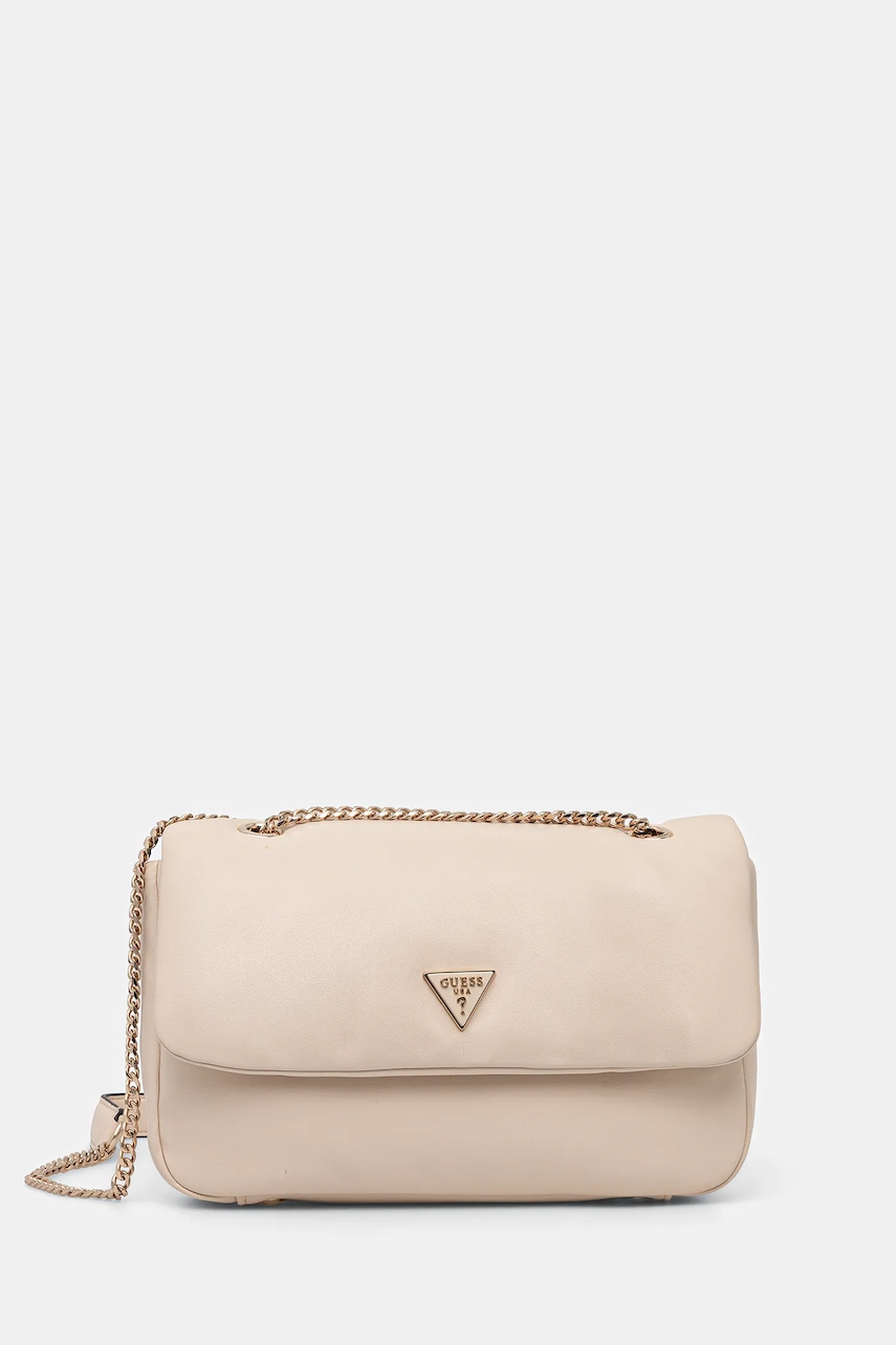 Kabelka Guess SUNETRA béžová barva, HWNG75 34210