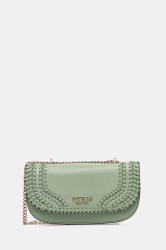 Kabelka Guess TATUM zelená barva, HWNG96 67210